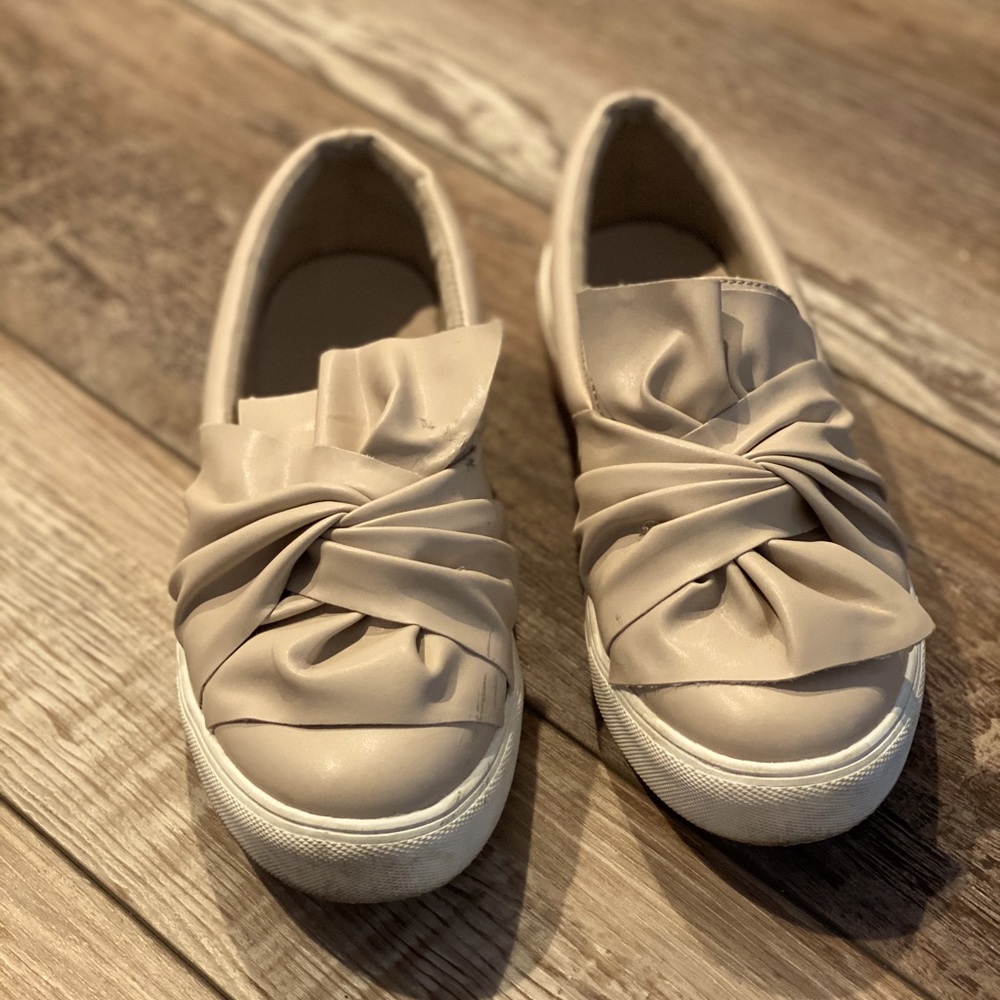 Light Beige Slip-on shoes